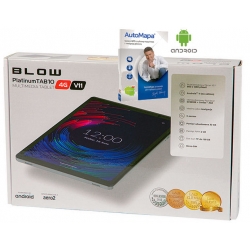 Tablet LTE10 Cali BLOW PlatinumTAB10 + AutoMapa Polski